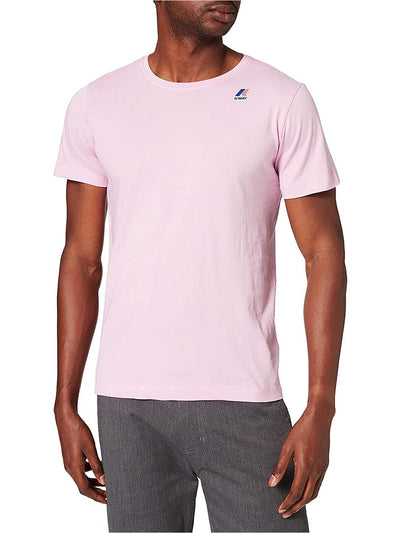 K-Way T-shirt Uomo K007je0 Le Vrai Edouard Rosa