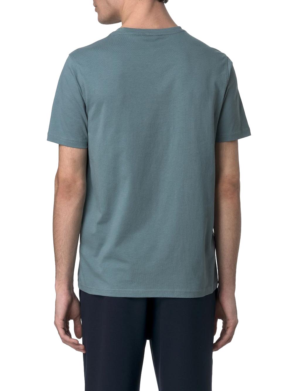 K-Way T-shirt Uomo K007je0 Le Vrai Edouard Verde salvia
