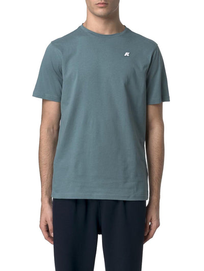 K-Way T-shirt Uomo K007je0 Le Vrai Edouard Verde salvia