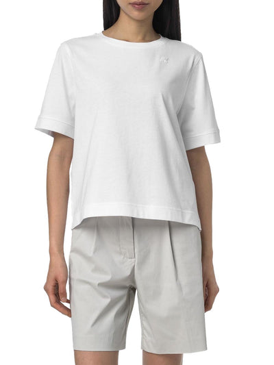 K-Way T-shirt Donna K2148ew Selune Jersey Bianco