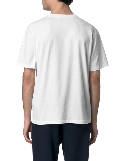 K-Way T-shirt Uomo K3136cw Solo Jersey Bianco