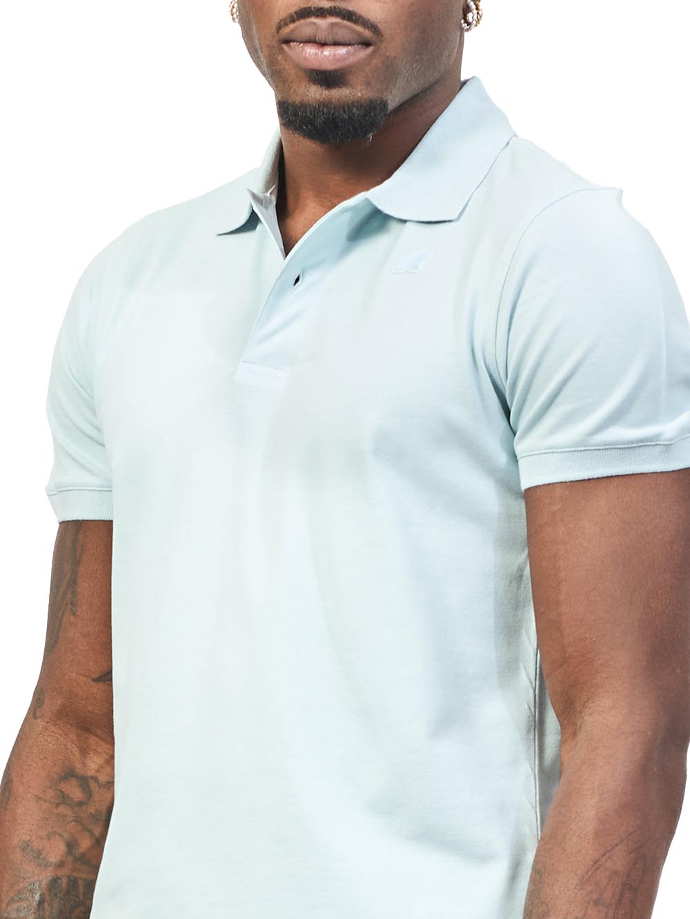 K-Way Polo Uomo K5127bw Amedee Pique Celeste