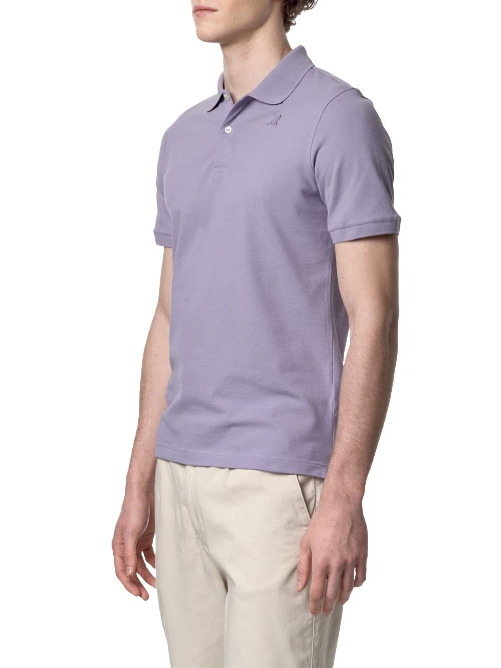 K-Way Polo Uomo K5127bw Amedee Pique Lilla