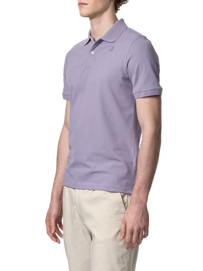 K-Way Polo Uomo K5127bw Amedee Pique Lilla