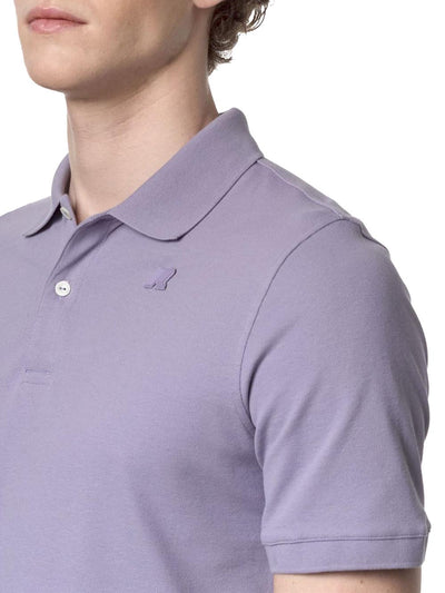 K-Way Polo Uomo K5127bw Amedee Pique Lilla