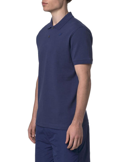 K-Way Polo Uomo K5127bw Amedee Pique Blu cobalto