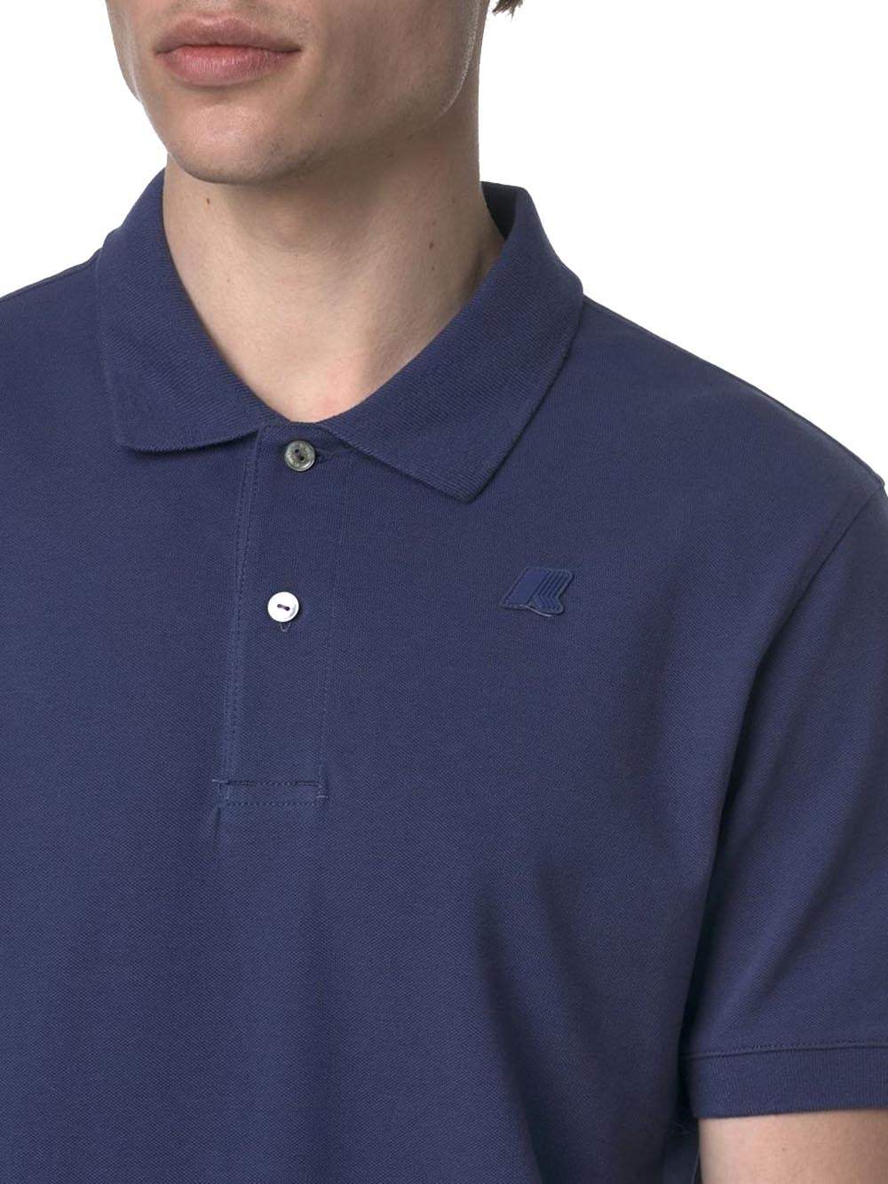 K-Way Polo Uomo K5127bw Amedee Pique Blu cobalto