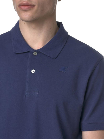 K-Way Polo Uomo K5127bw Amedee Pique Blu cobalto