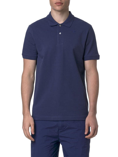 K-Way Polo Uomo K5127bw Amedee Pique Blu cobalto