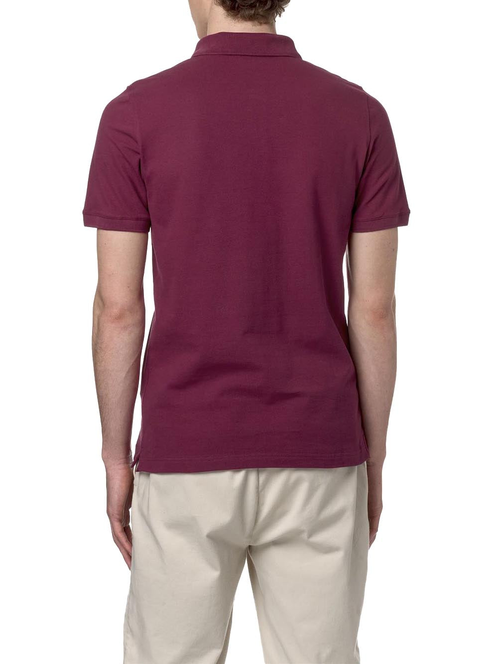 K-Way Polo Uomo K5127bw Amedee Pique Bordeaux