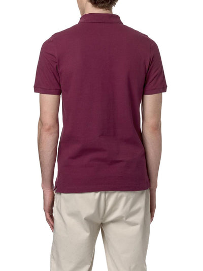 K-Way Polo Uomo K5127bw Amedee Pique Bordeaux