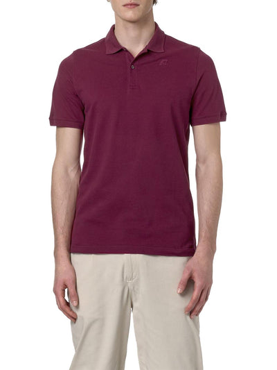 K-Way Polo Uomo K5127bw Amedee Pique Bordeaux