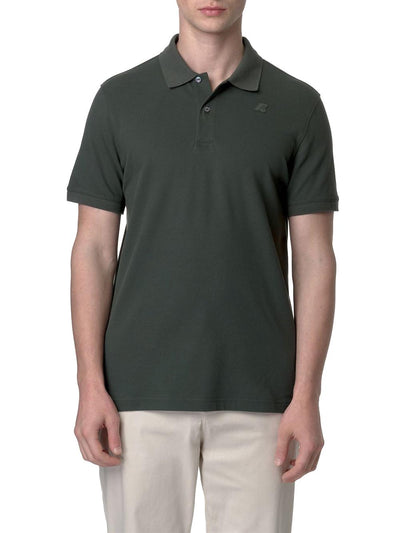 K-Way Polo Uomo K5127bw Amedee Pique Verde militare