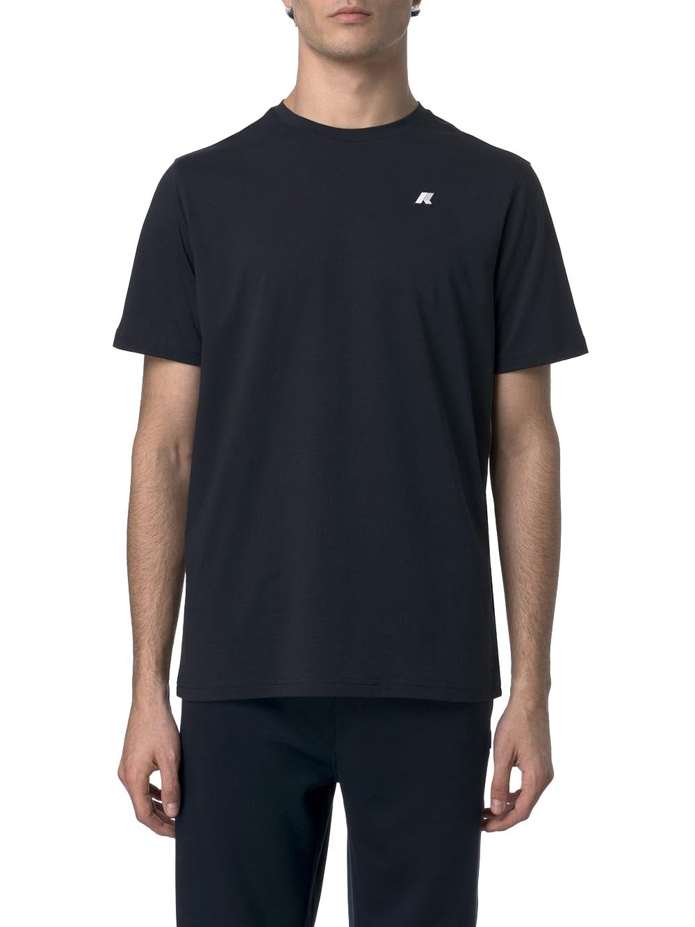 K-Way T-shirt Uomo K7125uw Odom Jersey Blu scuro