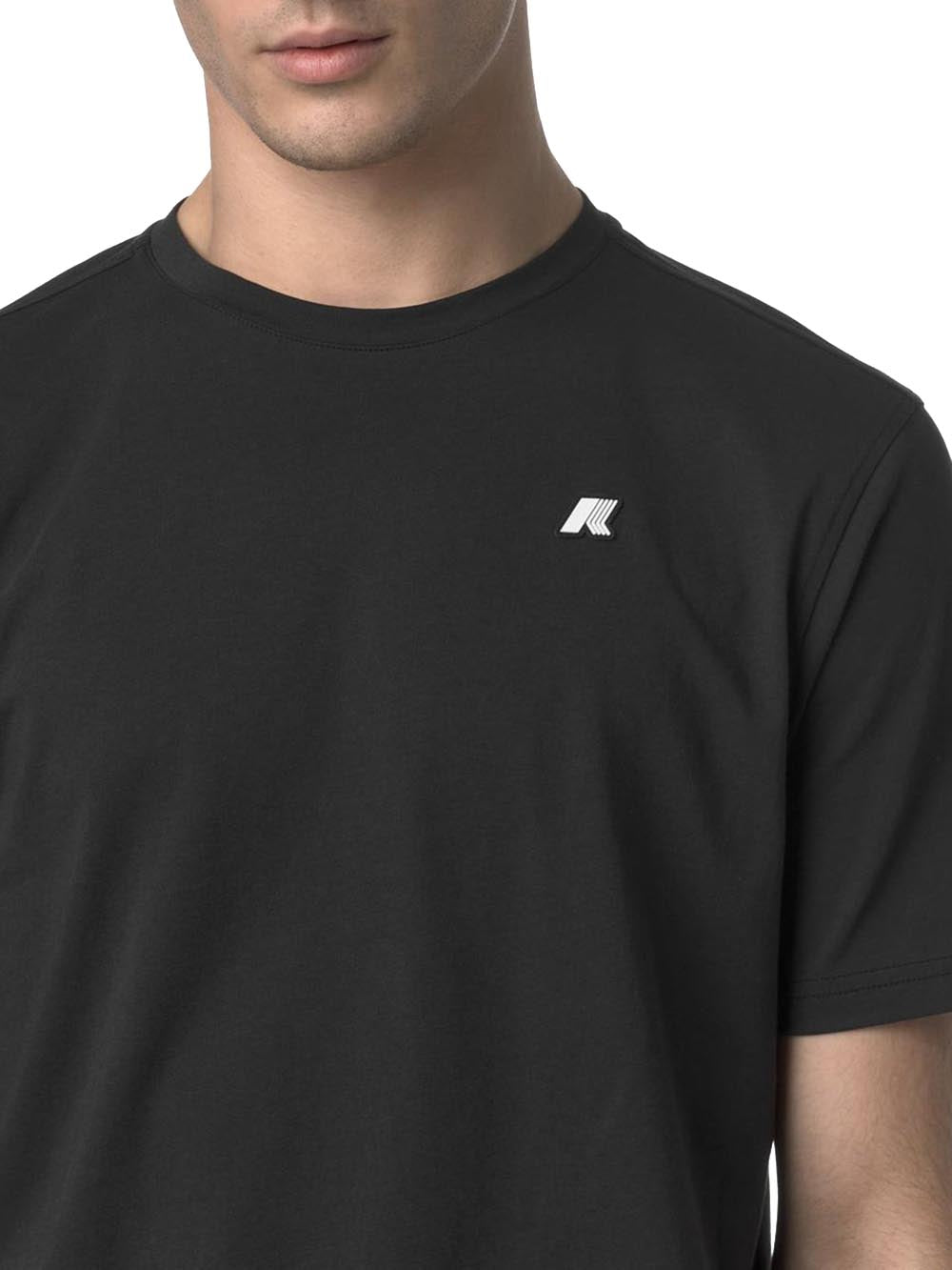K-Way T-shirt Uomo K7125uw Odom Jersey Nero