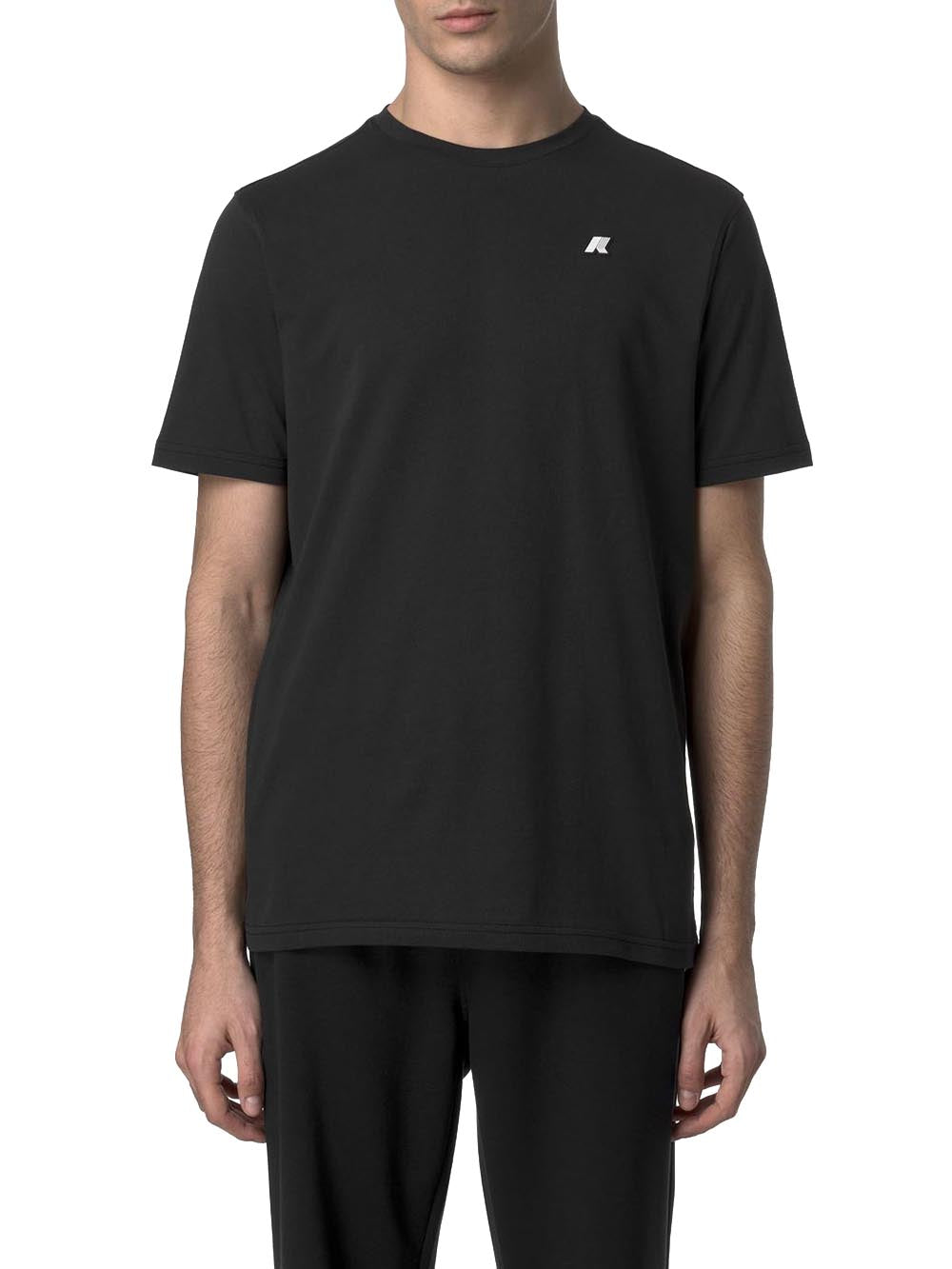 K-Way T-shirt Uomo K7125uw Odom Jersey Nero