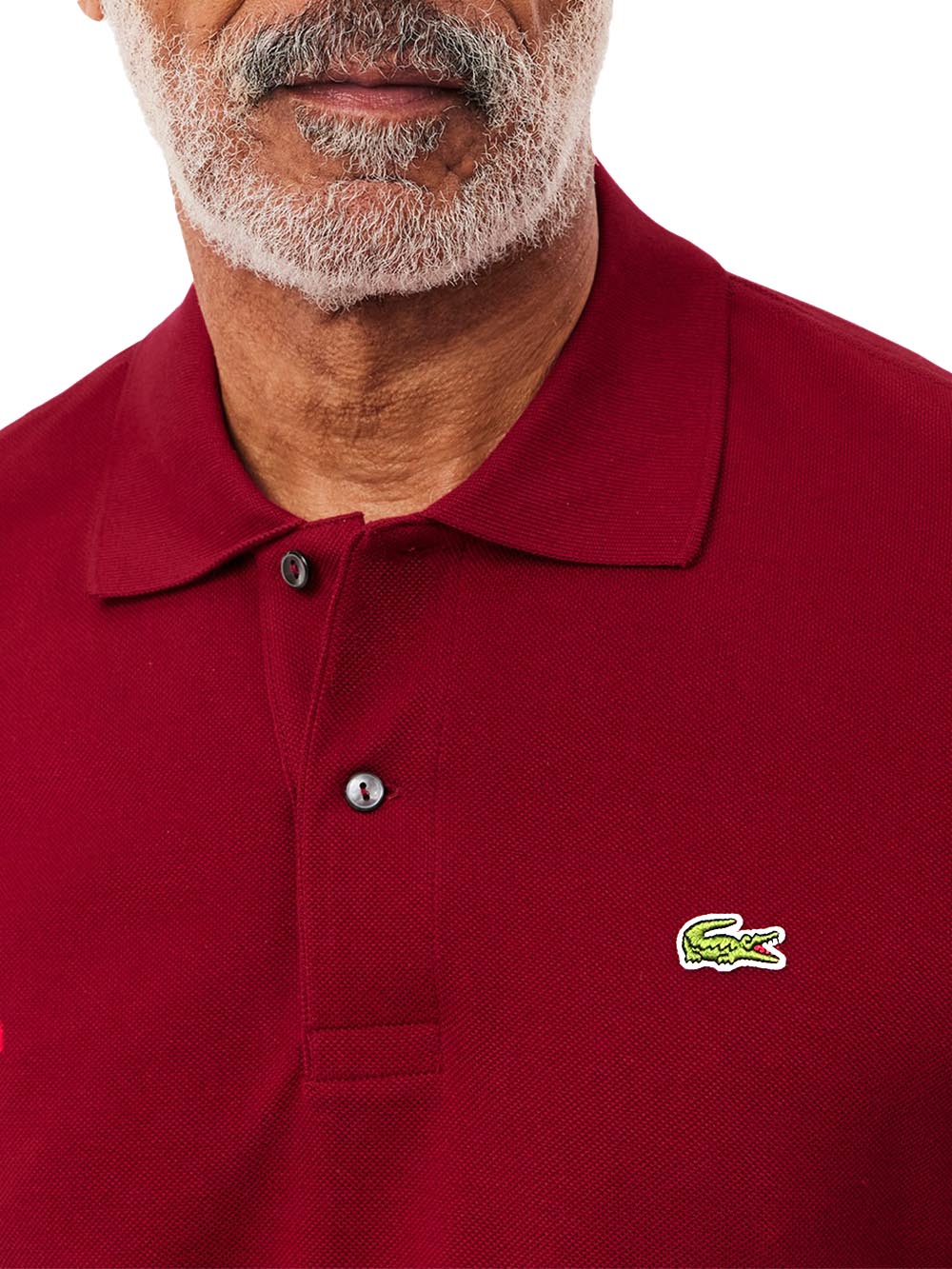 Lacoste Polo Uomo L.12.12 Bordeaux