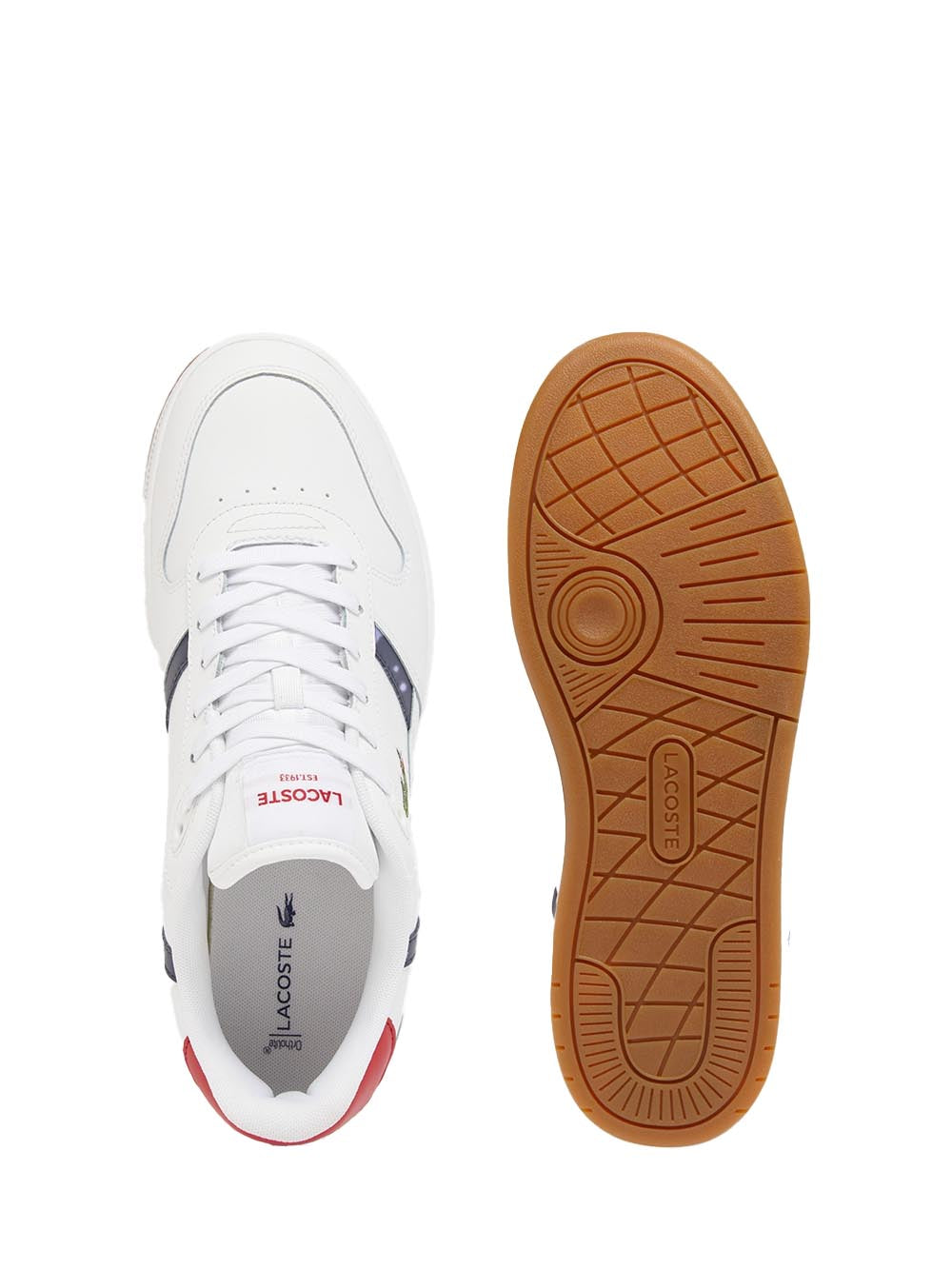 Lacoste Sneaker Uomo T-Clip Set 224 8 S Bianco