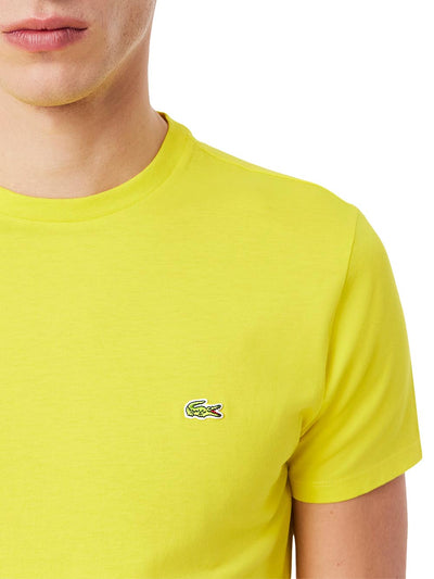 Lacoste T-shirt Uomo Th6709 Giallo