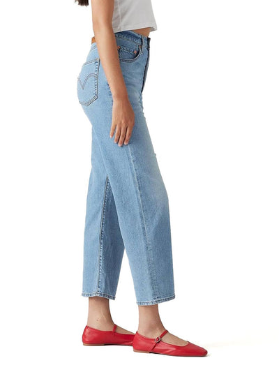 Levi's Jeans Donna Ribcage Straight Ankle 72693 Chiaro