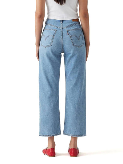 Levi's Jeans Donna Ribcage Straight Ankle 72693 Chiaro