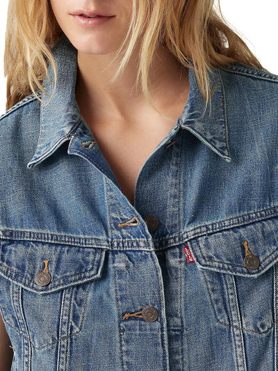 Levi's Smanicato Donna Shrunken 90s Vest 001w2 Medio