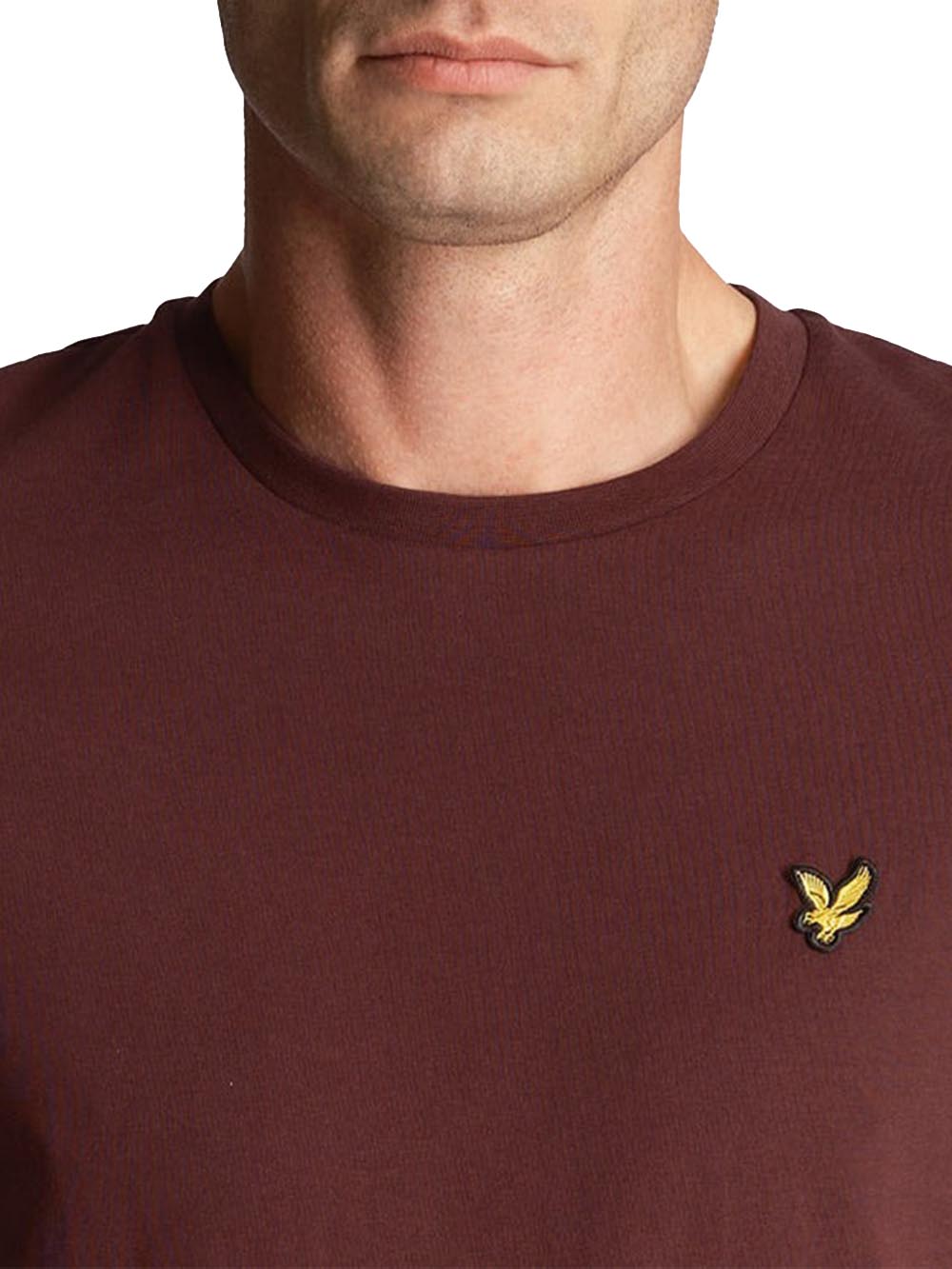 Lyle & Scott T-shirt Uomo Ts400vog Bordeaux