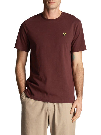 Lyle & Scott T-shirt Uomo Ts400vog Bordeaux