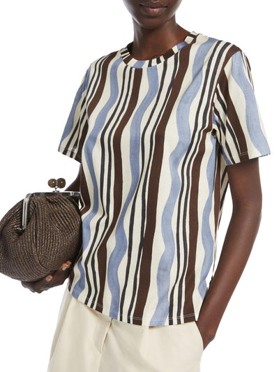 Max Mara Weekend T-shirt Donna Cadine 2515971012600 Bianco/blu