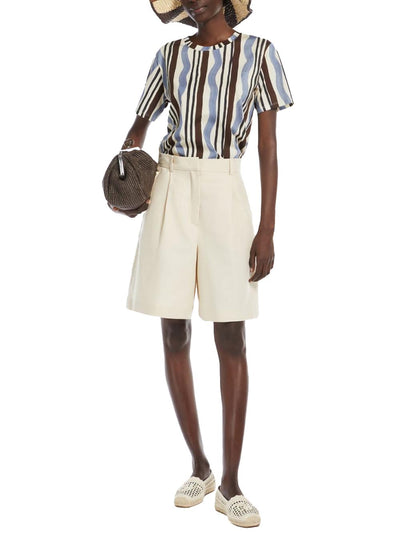 Max Mara Weekend T-shirt Donna Cadine 2515971012600 Bianco/blu