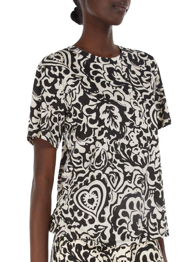 Max Mara Weekend T-shirt Donna Cadine 2515971012600 Panna/nero