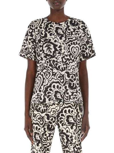 Max Mara Weekend T-shirt Donna Cadine 2515971012600 Panna/nero