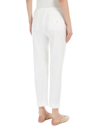 Max Mara Weekend Pantalone Donna Cecco 2515131042600 Bianco