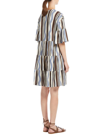 Max Mara Weekend Abito Donna Ely 2515621072600 Bianco/blu