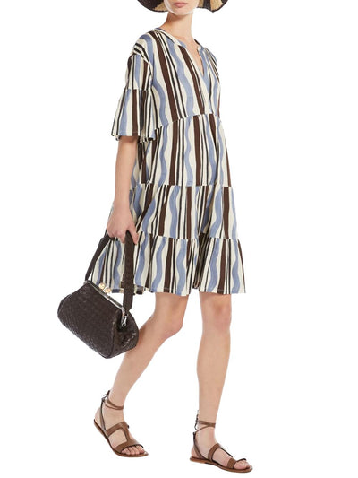 Max Mara Weekend Abito Donna Ely 2515621072600 Bianco/blu