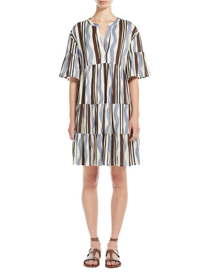 Max Mara Weekend Abito Donna Ely 2515621072600 Bianco/blu
