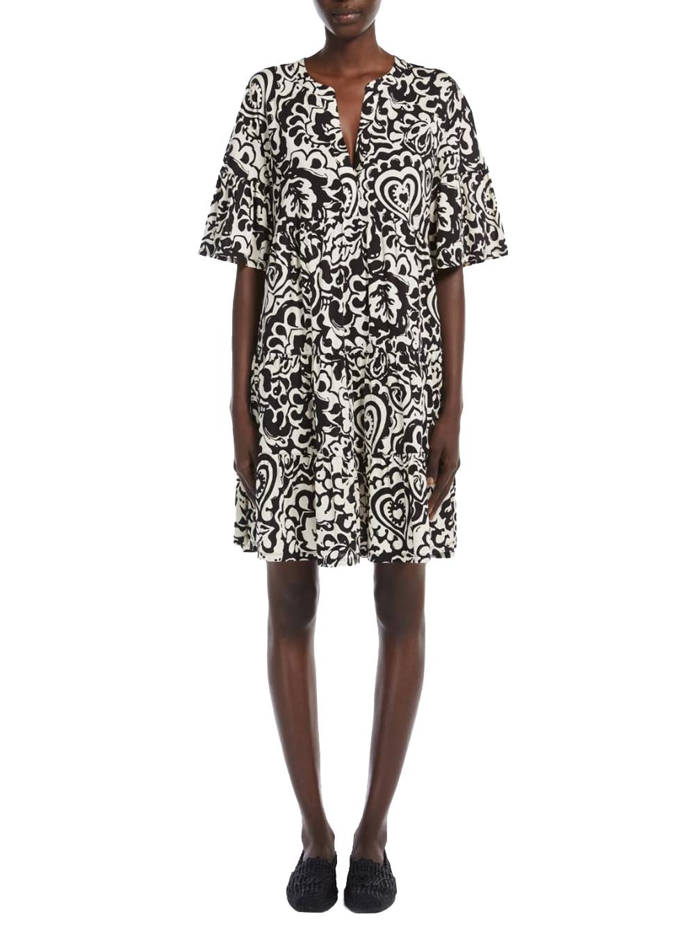 Max Mara Weekend Abito Donna Ely 2515621072600 Panna/nero