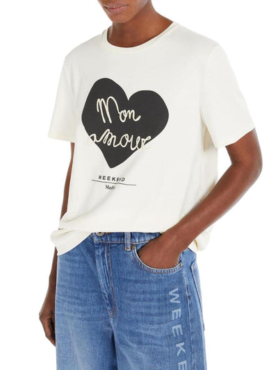 Max Mara Weekend T-shirt Donna Vello 2515971051600 Avorio