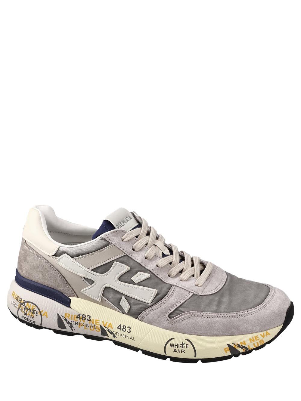 Premiata Sneaker Uomo Mick Grigio grigio