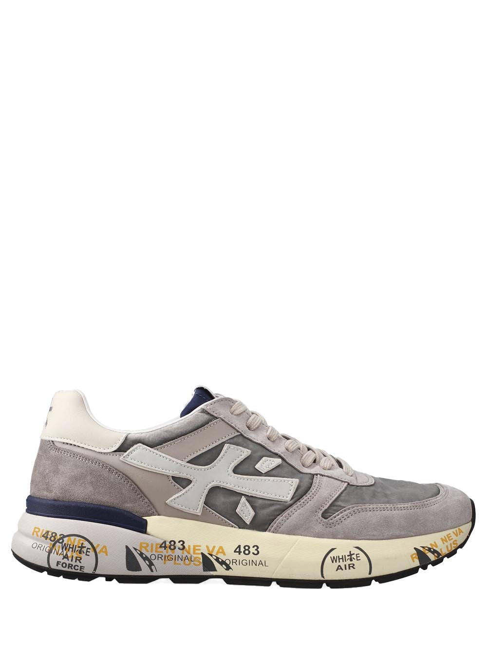 Premiata Sneaker Uomo Mick Grigio grigio