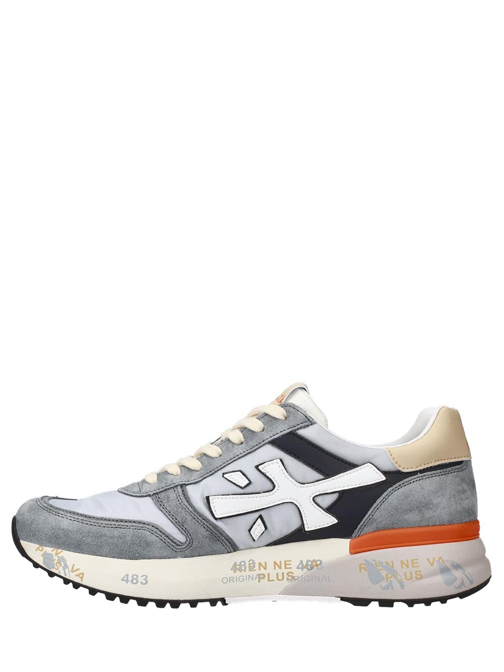 Premiata Sneaker Uomo Mick Grigio bianco