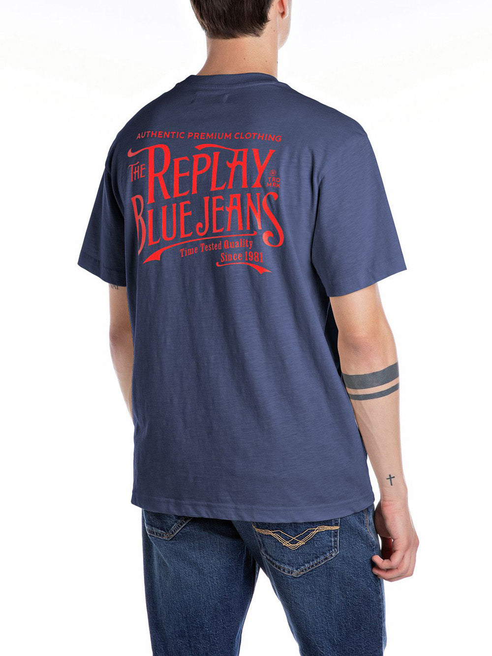 Replay T-shirt Uomo M3023 .000.22336 Blu
