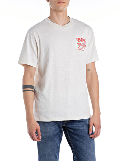 Replay T-shirt Uomo M3023 .000.22336 Panna