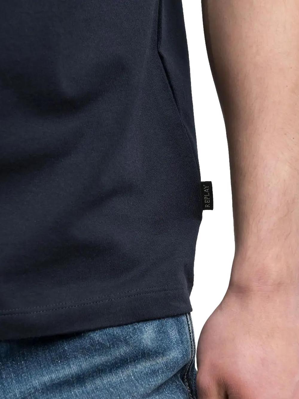 Replay T-shirt Uomo M3037 .000.23352p Blu