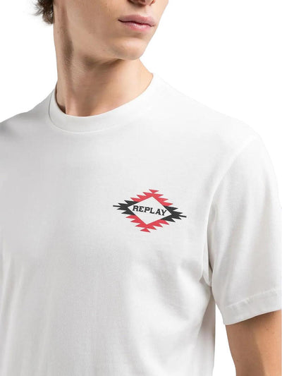 Replay T-shirt Uomo M3062 .000.2660 Bianco
