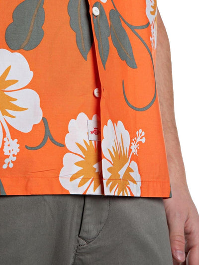 Replay Camicia Uomo M4157 .000.75022 Arancione