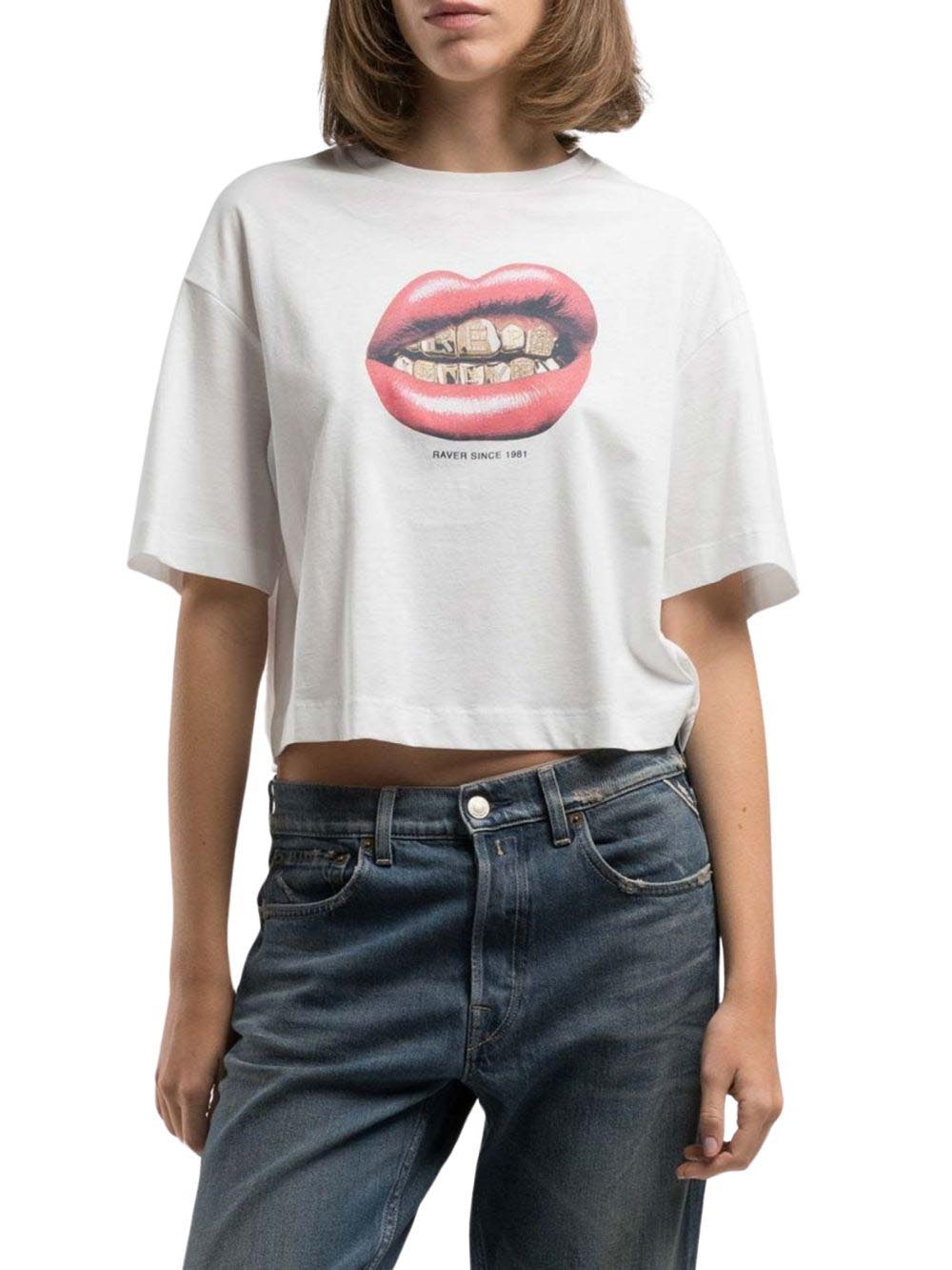 Replay T-shirt Donna W3410a.000.22658p Bianco