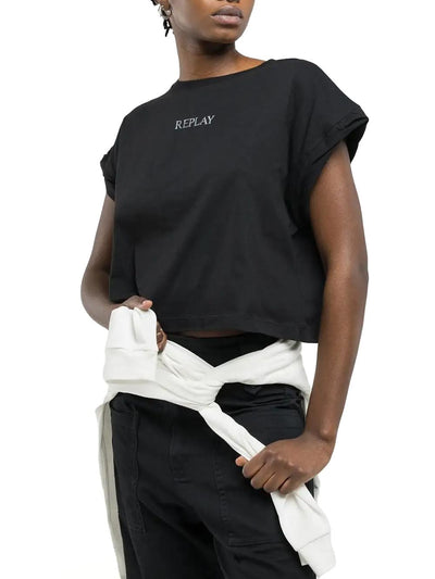 Replay T-shirt Donna W3417 .000.20994 Nero