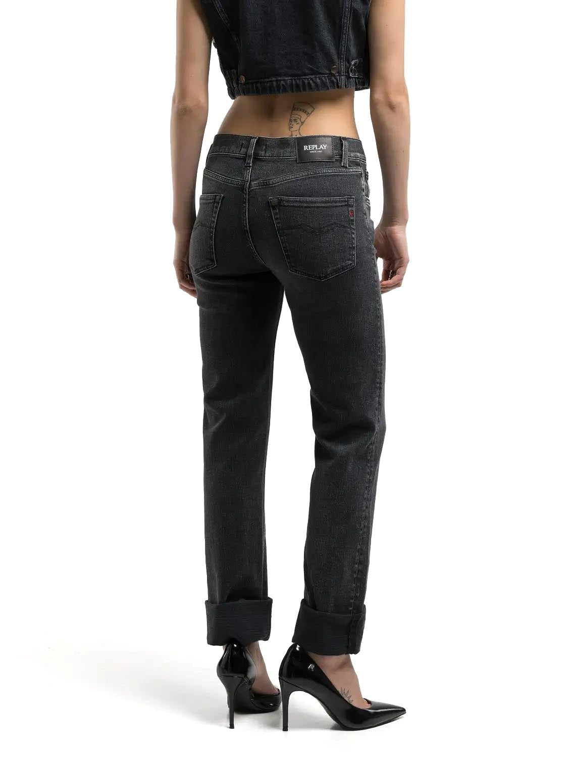 Replay Jeans Donna Wa533 .000.735 843 Nero