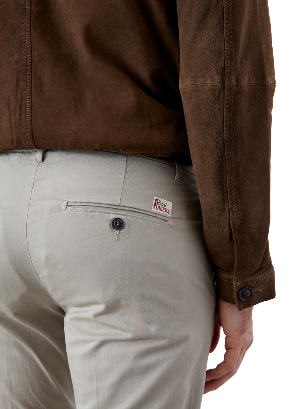 Roy Roger's Pantalone Uomo New Rolf Man Rru013 C925 Tortora